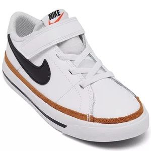 Nike Toddler Kids Court Legacy Adjustable Strap Closure Casual Sneakers